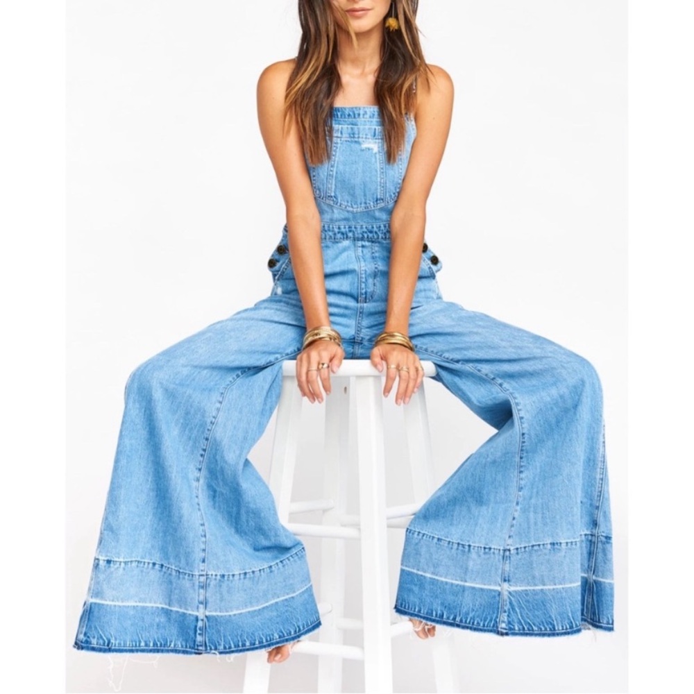 Sold Show Me Your Mumu San Fran Overalls Size XL - Picture 1 of 10
